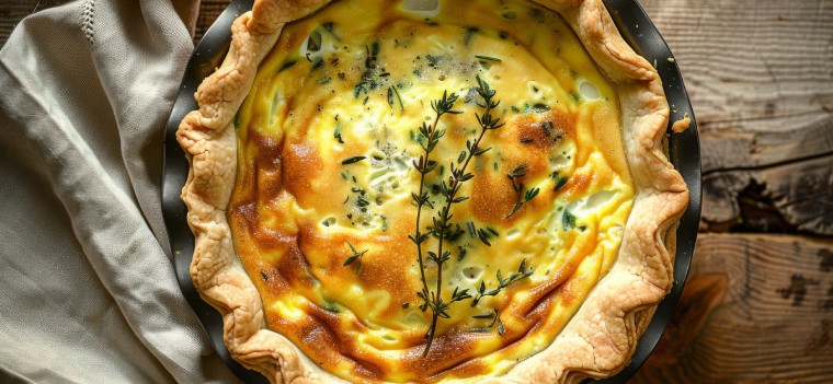 Parsakaalipiiras eli quiche